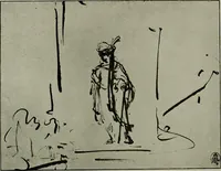 An illustration from Rembrandt handzeichnungen (1919)