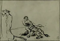 An illustration from Rembrandt handzeichnungen (1919)