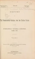 Picture 1 of 4 from Report of the commissioner-general for the United States to the International universal exposition, Paris, 1900 ... February 28, 1901 (1901), leaf 11