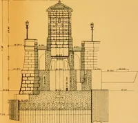 An illustration from Report of the Cambridge bridge commission and report of the chief engineer upon the construction of Cambridge bridge (1909)