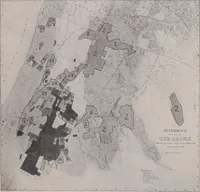 An illustration from Report of the Heights of Buildings Commission to the Committee on the Height, Size and Arrangement of Buildings of the Board of Estimate and Apportionment of the city of New York (1913)