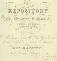 An illustration from The Repository of arts, literature, commerce, manufactures, fashions and politics (1809)