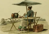 Picture 49 of 50 from Picturesque representations of the dress and manners of the Chinese. Illustrated in fifty coloured engravings, with descriptions (1814), leaf 203