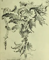 An illustration from Reproduction des uvres de Huquier & Gillot, Epoque Louis XV (1903)