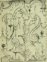 An illustration from Reproduction des uvres de Huquier & Gillot, Epoque Louis XV (1903)