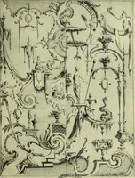 An illustration from Reproduction des uvres de Huquier & Gillot, Epoque Louis XV (1903)