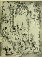 An illustration from Reproduction des uvres de Huquier & Gillot, Epoque Louis XV (1903)