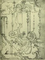 An illustration from Reproduction des uvres de Huquier & Gillot, Epoque Louis XV (1903)