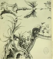 An illustration from Reproduction des uvres de Huquier & Gillot, Epoque Louis XV (1903)