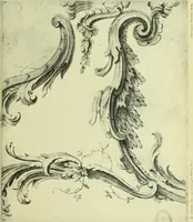 An illustration from Reproduction des uvres de Huquier & Gillot, Epoque Louis XV (1903)