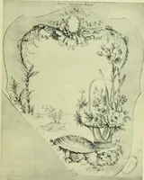 An illustration from Reproduction des uvres de Huquier & Gillot, Epoque Louis XV (1903)