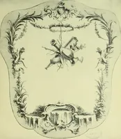 An illustration from Reproduction des uvres de Huquier & Gillot, Epoque Louis XV (1903)