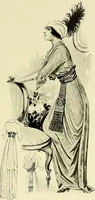 An illustration from Reproductions of model gowns exhibited by Haas brothers, for the spring season of 1913 .. (1913)