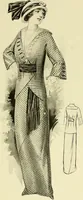 An illustration from Reproductions of model gowns exhibited by Haas brothers, for the spring season of 1913 .. (1913)