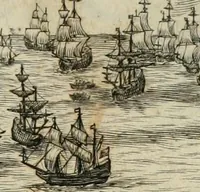 An illustration from Rerum ad sylvam-dvcis atave alibi in Belgio aut Belgis anno [1629] gestarum historia (1631)