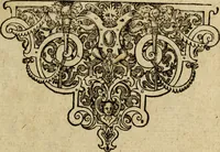 An illustration from Rerum Alamannicarum scriptores aliquot vetusti : à quibus Alamannorum qui nunc partim Suevis, partim Helvetiis cessere, historiae tam saeculares, quam ecclesiasticae traditae sunt : tribus tomis divisi, cum glossis rerum et verborum difficiliorum, ex bibliotheca Melchioris Haiminsfeldii Goldasti. Cum indice rerum & verborum accuratissimo (1661)