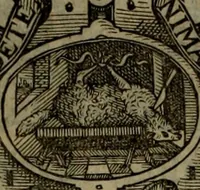 An illustration from Rervm anglicarvm scriptores post Bedam praecipvi (1596)