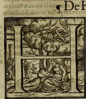 An illustration from Rervm anglicarvm scriptores post Bedam praecipvi (1596)