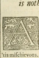 An illustration from Resolves: divine, moral, political. The 9th impression. With new and several other additions both in prose and verse not extant in the former impressions (1670)