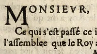 An illustration from Resolvtion dv roy, en son conseil. : Svr le departement du legat. (1625)