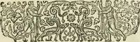 An illustration from Responsvm ad Hoplocrisma-Spongvm M. Fosteri presbiteri : ab ipso ad vngventi armarii validitatem delendam ordinatvm : hoc est, Spongiae M. Fosteri presbyteri expressio sev elisio : in qua virtuosa spongiae ipsius potestas in detergendo vnguentum armarium, ex primitur, eliditur ac funditus aboletur : ac tandem immodestia & erga fratres suos incivilitas, aceto veritatis acerrimo corrigitur & penitus extinguitur (1638)