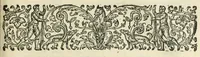 An illustration from Responsvm ad Hoplocrisma-Spongvm M. Fosteri presbiteri : ab ipso ad vngventi armarii validitatem delendam ordinatvm : hoc est, Spongiae M. Fosteri presbyteri expressio sev elisio : in qua virtuosa spongiae ipsius potestas in detergendo vnguentum armarium, ex primitur, eliditur ac funditus aboletur : ac tandem immodestia & erga fratres suos incivilitas, aceto veritatis acerrimo corrigitur & penitus extinguitur (1638)