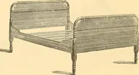 An illustration from Revised catalogue of bedsteads and tables. (1883)