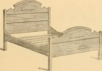 An illustration from Revised catalogue of bedsteads and tables. (1883)
