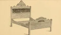 An illustration from Revised catalogue of bedsteads and tables. (1883)