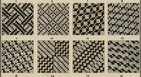 An illustration from Revised edition of Textile design book. A practical composition for the construction of new designs (1898)