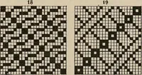An illustration from Revised edition of Textile design book. A practical composition for the construction of new designs (1898)