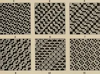 An illustration from Revised edition of Textile design book. A practical composition for the construction of new designs (1898)