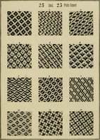 An illustration from Revised edition of Textile design book. A practical composition for the construction of new designs (1898)
