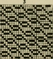 An illustration from Revised edition of Textile design book. A practical composition for the construction of new designs (1898)
