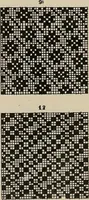 An illustration from Revised edition of Textile design book. A practical composition for the construction of new designs (1898)