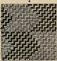 An illustration from Revised edition of Textile design book. A practical composition for the construction of new designs (1898)