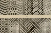 An illustration from Revised edition of Textile design book. A practical composition for the construction of new designs (1898)