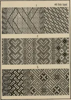 An illustration from Revised edition of Textile design book. A practical composition for the construction of new designs (1898)