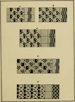 An illustration from Revised edition of Textile design book. A practical composition for the construction of new designs (1898)