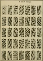 An illustration from Revised edition of Textile design book. A practical composition for the construction of new designs (1898)