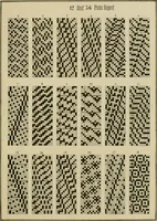 An illustration from Revised edition of Textile design book. A practical composition for the construction of new designs (1898)