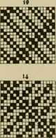 An illustration from Revised edition of Textile design book. A practical composition for the construction of new designs (1898)