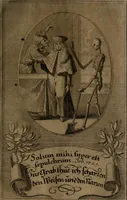 Picture 51 of 96 from Rev. P. Abraham a S. Clara ... Besonders meubliert- und gezierte Todten-Capelle, oder, Allgemeiner Todten-Spiegel : darinnen alle Menschen, wes Standes sie sind ... (1711), leaf 262
