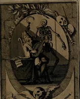 An illustration from Rev. P. Abraham a S. Clara ... Besonders meubliert- und gezierte Todten-Capelle, oder, Allgemeiner Todten-Spiegel : darinnen alle Menschen, wes Standes sie sind ... (1711)