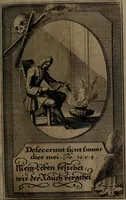 Picture 58 of 96 from Rev. P. Abraham a S. Clara ... Besonders meubliert- und gezierte Todten-Capelle, oder, Allgemeiner Todten-Spiegel : darinnen alle Menschen, wes Standes sie sind ... (1711), leaf 308