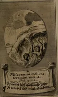 An illustration from Rev. P. Abraham a S. Clara ... Besonders meubliert- und gezierte Todten-Capelle, oder, Allgemeiner Todten-Spiegel : darinnen alle Menschen, wes Standes sie sind ... (1711)