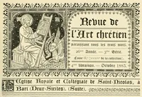 Picture 19 of 35 from Revue de l'art chrétien (1857), leaf 505