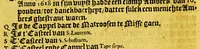 An illustration from Reys-boeck van het rijcke Brasilien, Rio de la Plata ende Magallanes, : daer in te sien is, de gheleghentheyt van hare landen ende steden, haren handel ende wandel, met de vruchten ende vruchbaerheyt der selver: alles met copere platen uytghebeelt. Als oock de leste reyse van den Heer van Dort, met het veroveren vande Baeye de Todos los Santos, (1624)