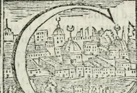An illustration from Rhetorica christiana : ad concionandi et orandi vsvm accommodata, vtrivsq[ue] facvltatis exemplis svo loco insertis : qvae qvidem ex Indorvm maximè deprompta svnt historiis : vnde praeter doctrinam, svma qvoqve delectatio comparabitvr (1579)