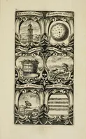 An illustration from Rhetoricae suburbanum, pars prima : cuius libri tres exhibent : primus, xystum, in quo heroica symbola proferuntur ... secundus, aulam ... tertius, odaeum ... (1676)
